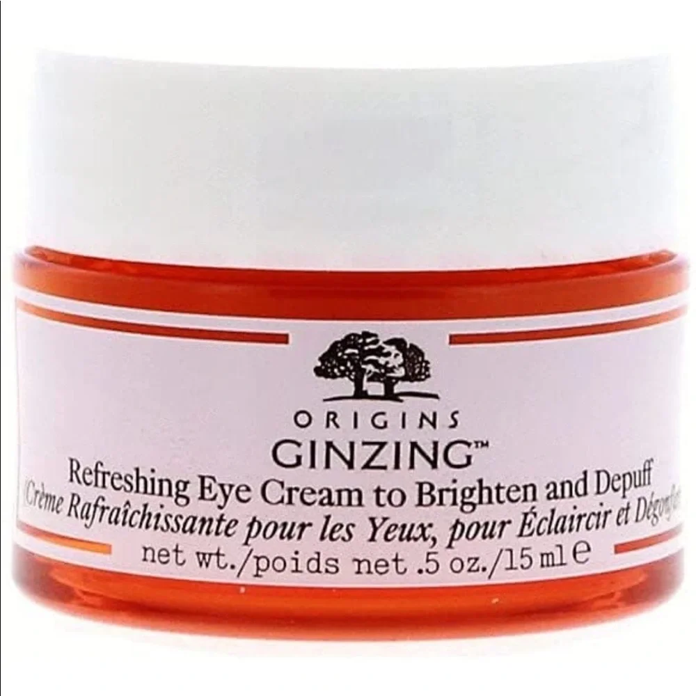 ORIGINS GinZing Refreshing Eye Cream Brighten Depuff 0.5oz $34 CLEAN BEAUTY